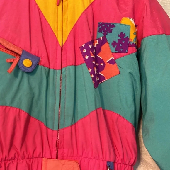 vintage ski suit obermeyer brand youth size 7 Heart Beat Style - Picture 3 of 15